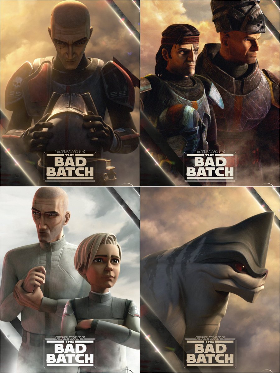 アニメ『バッド・バッチ』より、キャラ・ポスターが公開① ✓クロス