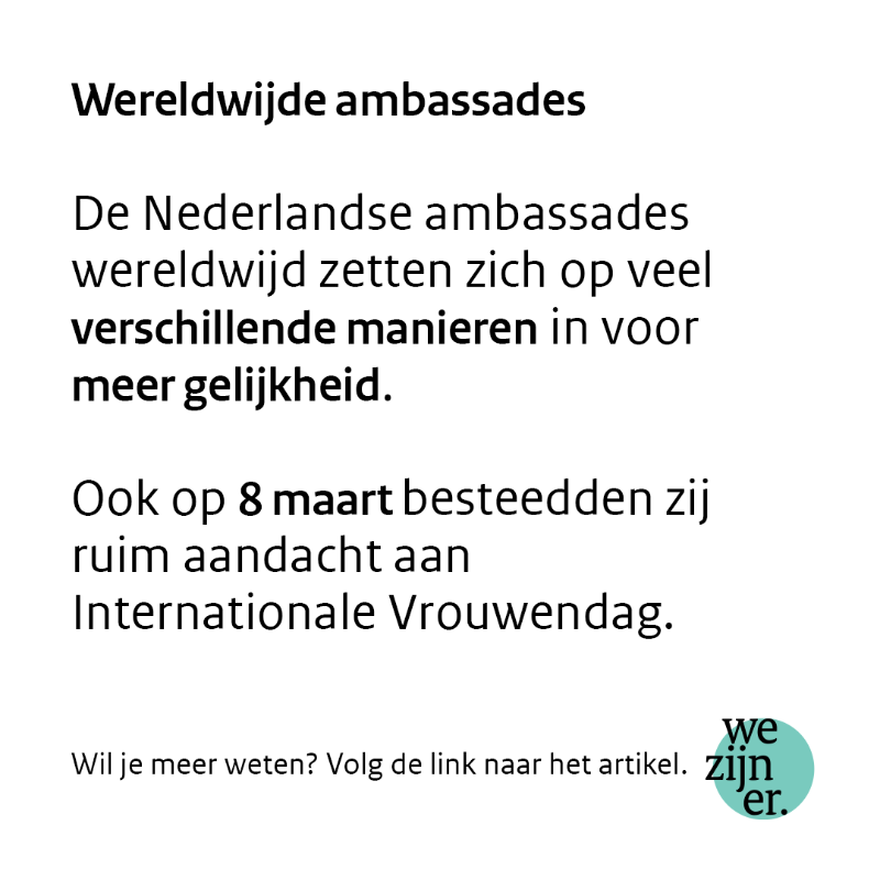 MinBZ's tweet photo. Niet alleen op Internationale Vrouwendag, maar elke dag zet Nederland zich in voor vrouwen wereldwijd! 🌷 🌍

Wil je weten hoe we werken aan gendergelijkheid? Lees het artikel nu 📖