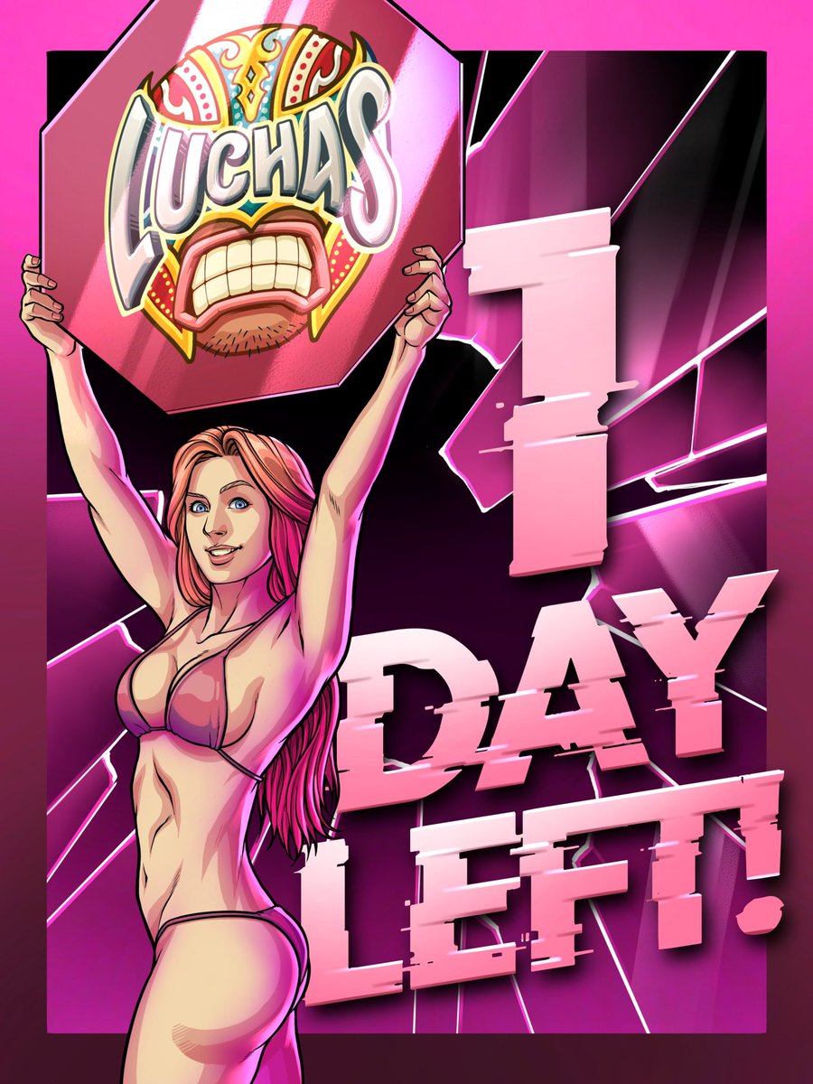 LuchasNFT's tweet photo. Collabs and partnerships are now closed!

1 day till mint 🤼‍♂️ https://t.co/rGeYRbRH8R