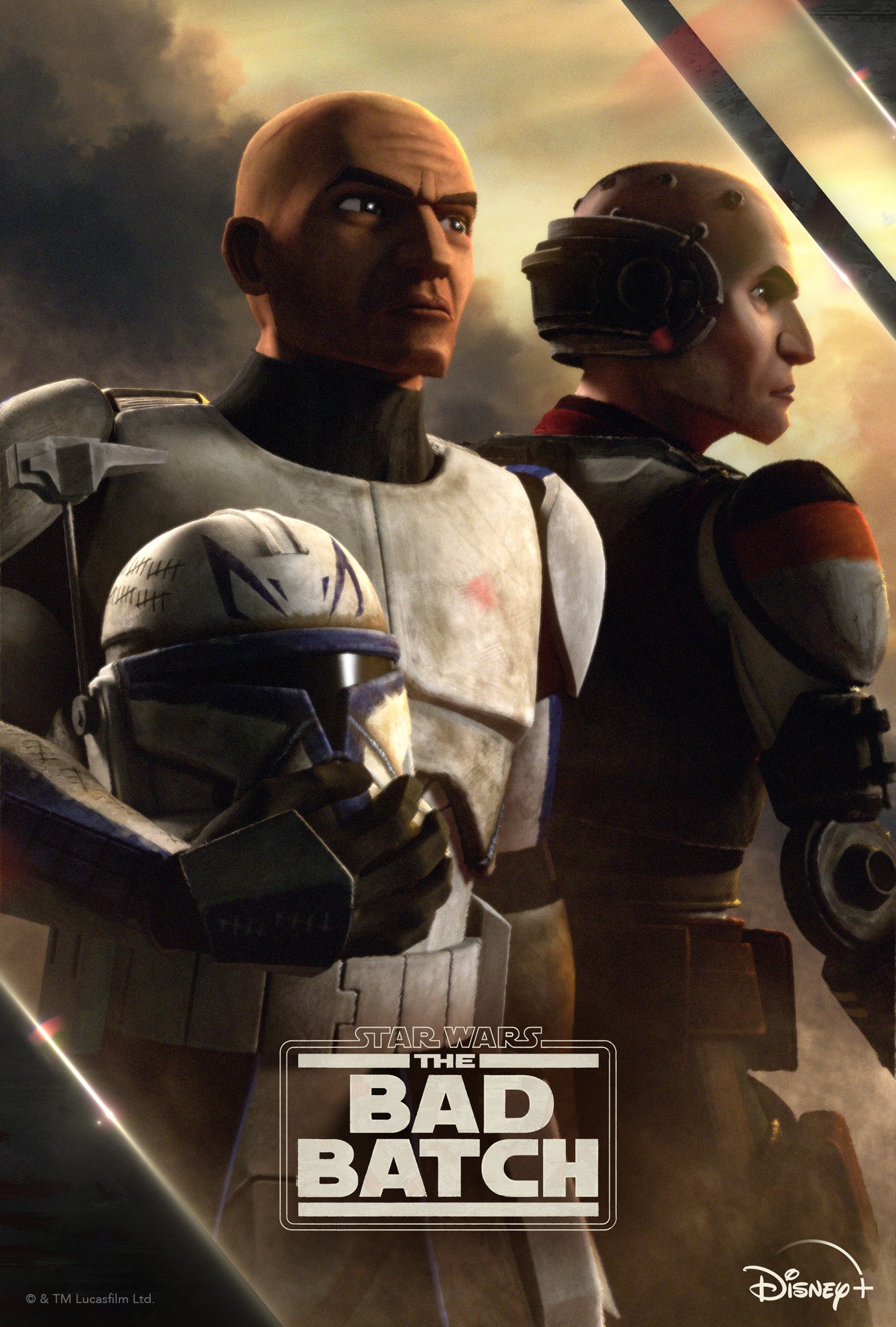 Star Wars Bad Batch S2 karakterposters op Disney Plus België 