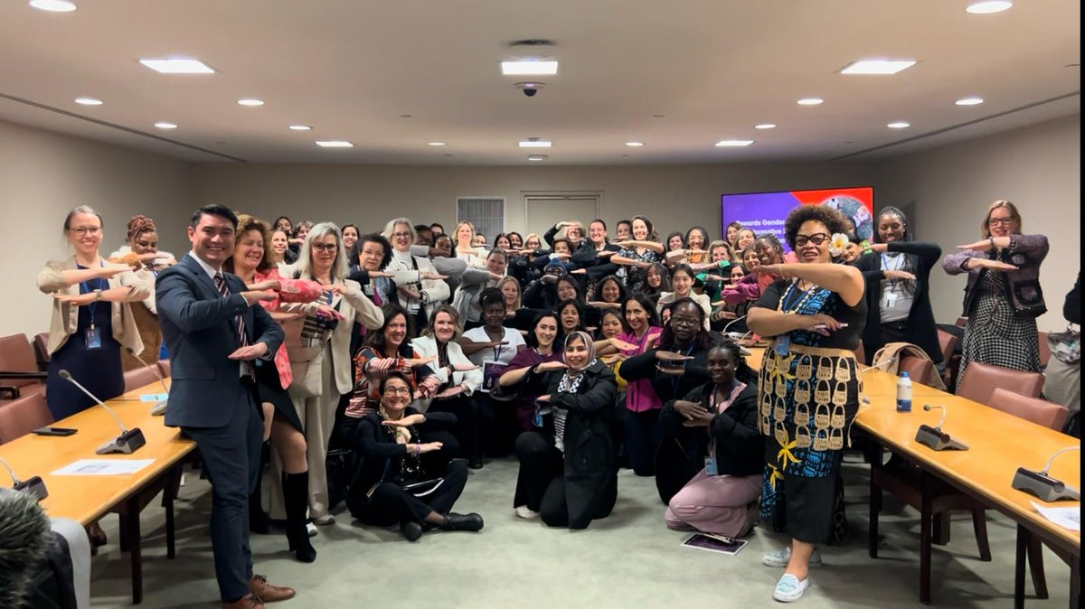 GSMAPolicy's tweet photo. It was a great session yesterday at the @UN on the fringes of #CSW68, with an exciting announcement on the launch 🚀of a new @equals framework & practitioners' guide on #gender-transformative approaches to #digitalskills education! Delivered by EQUALS HDS ➡️ https://t.co/jrUfd50J5O @WomensW4 @UNICEF