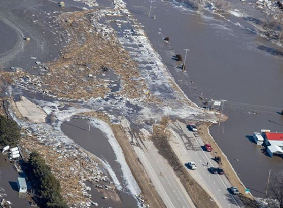 NEMAtweets's tweet photo. It's been 5 years since historic flooding hit Nebraska and Iowa in March 2019. The catastrophic event costed the entire state of Nebraska over $1 billion in damages.

These photos show some of the devastation that spread throughout Nebraska. https://t.co/6XcrhdAx7Z