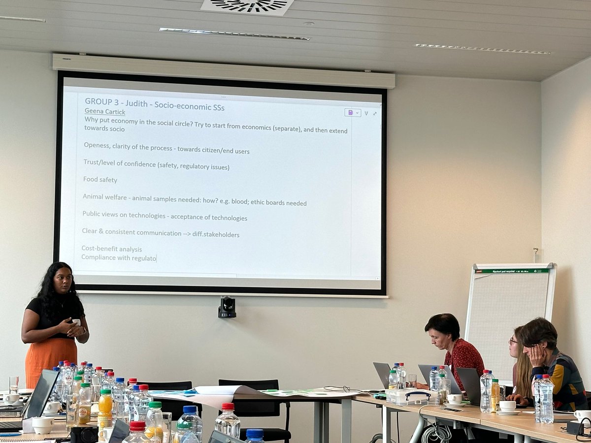 📣 EFFAB #Breeding and #Genetics Advisor @Origeeenal reporting on the socio-economic aspect of the detection methods today during the #DETECTIVEproject workshop in Ghent hosted by @ILVOvlaanderen.