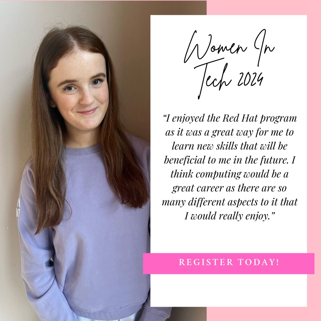 ComputingAtSETU's tweet photo. Meet our youngest speaker of the event @caoimheoregan, she is an inspiration to all the young girls 👩🏽‍💻✨ #womenempowerment #womenintech #computer #setu https://t.co/f44zuyetgy