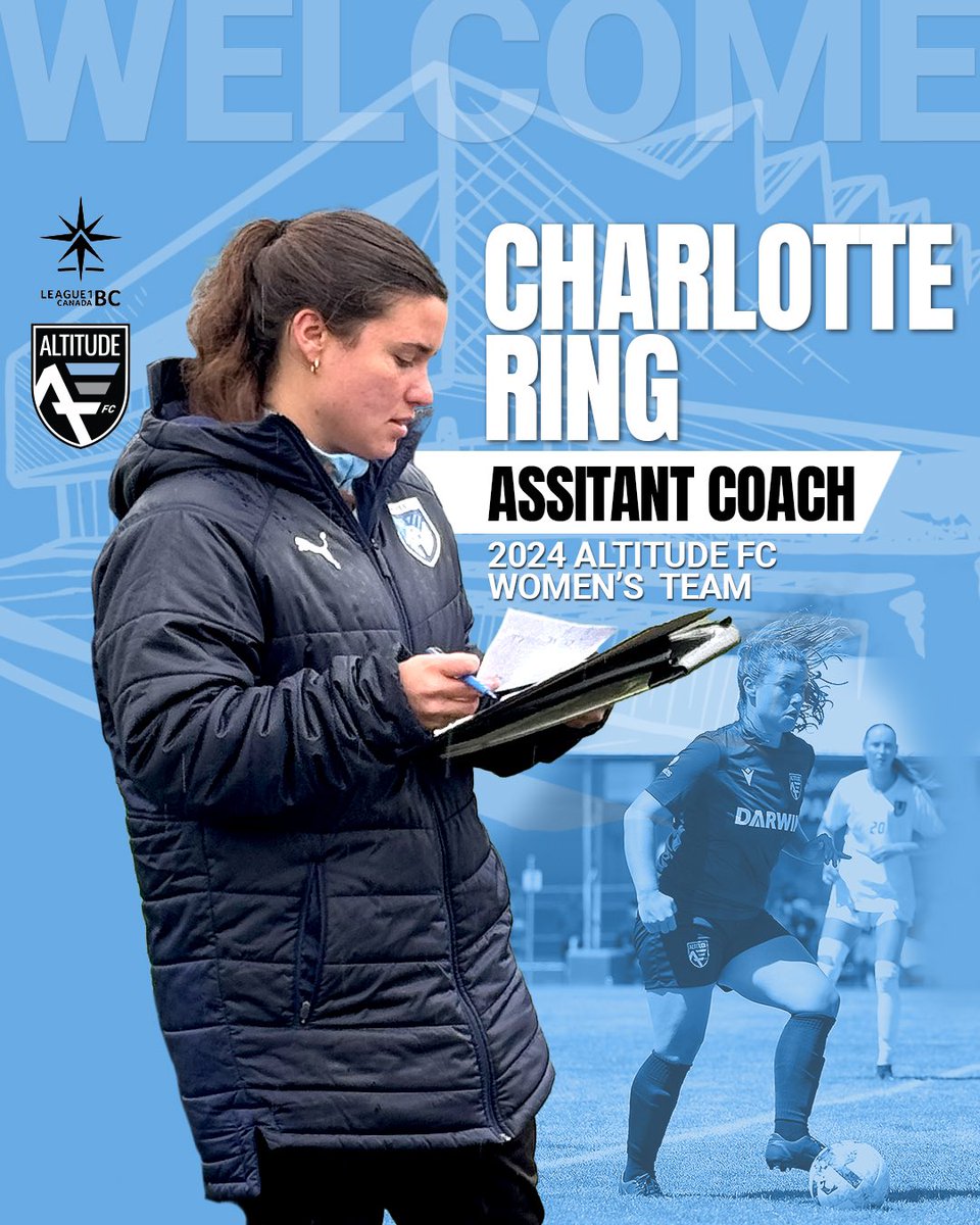 Join us in welcoming @CharlotteRing7 as our 2024 @league1bc women’s team assistant coach. Charlotte made a massive impact on the pitch last season with the women, and we’re so pleased to have her join our coaching staff this season!