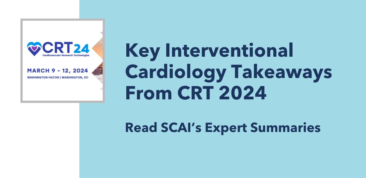 SCAI (@scai) on Twitter photo #LateBreaking science from #CRT2024! Read key #InterventionalCardiology takeaways from 5 trials featured at this year’s meeting with top takeaways drafted by SCAI experts ➡️ bit.ly/CRT24Takeaways
<a href="/CRT_meeting/">CRT Meeting</a> <a href="/FarshadForouz/">Farshad Forouzandeh</a> <a href="/chadialraies/">Chadi Alraies, MD FACC FSCAI</a> <a href="/TimSimpsonMD/">Tim Simpson</a> <a href="/bkolskk/">Brian Kolski,MD</a> <a href="/Allison_Dupont/">Allison Dupont, MD</a> #LateBreaking science from #CRT2024! Read key #InterventionalCardiology takeaways from 5 trials featured at this year’s meeting with top takeaways drafted by SCAI experts ➡️ bit.ly/CRT24Takeaways
<a href="/CRT_meeting/">CRT Meeting</a> <a href="/FarshadForouz/">Farshad Forouzandeh</a> <a href="/chadialraies/">Chadi Alraies, MD FACC FSCAI</a> <a href="/TimSimpsonMD/">Tim Simpson</a> <a href="/bkolskk/">Brian Kolski,MD</a> <a href="/Allison_Dupont/">Allison Dupont, MD</a>