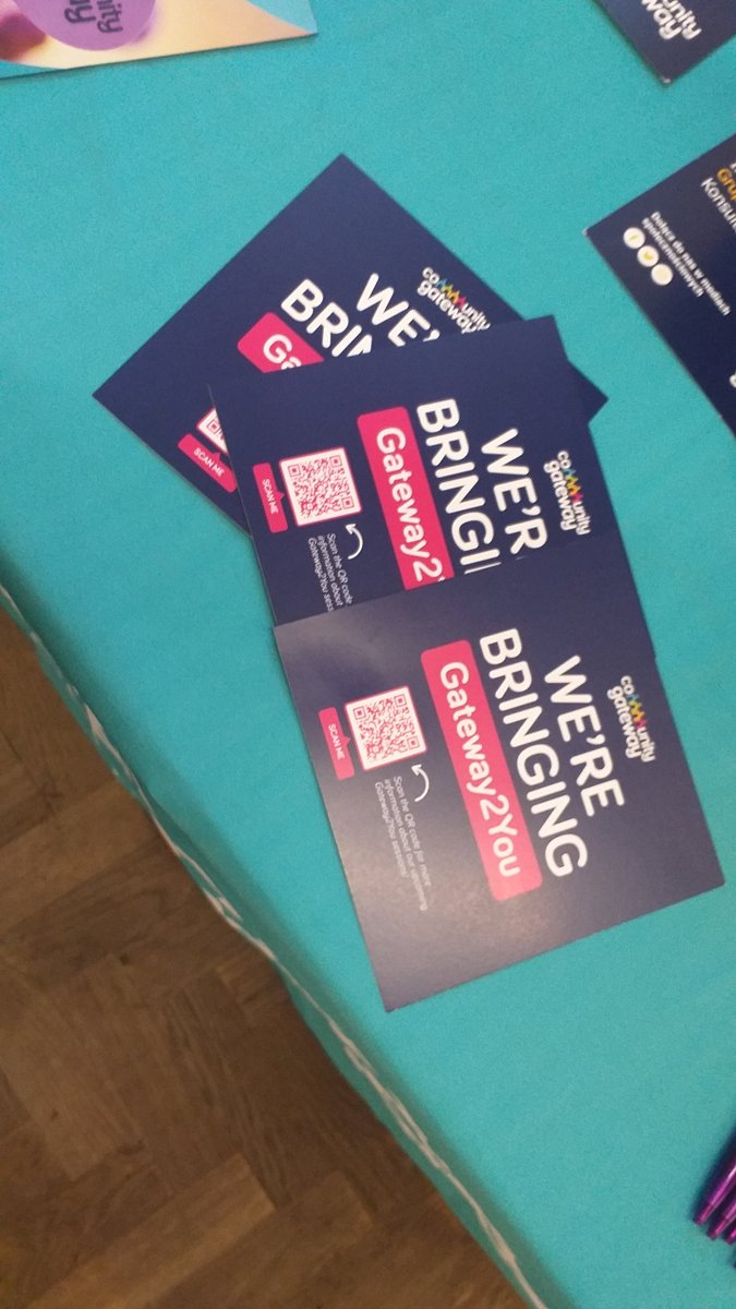 At St Christophers Lea today until 6pm,  bringing our Gateway2You sessions to the heart of our @CGAPreston communities. Come along and say hello if you would like to find out more 👋