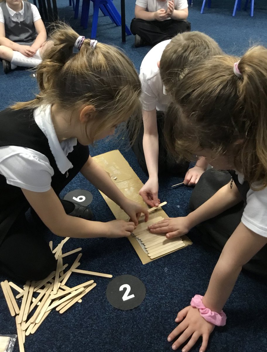 DeltaWillowsAc's tweet photo. Year 1 had the best time creating a bridge for our Delta wide science week challenge! They worked so well as a team - listening to each others ideas and persevering! Over 2 hours later and the bridge is still holding 1kg of rice!! #DeltaScienceWeek24 #BSW24 https://t.co/UGMYZhMXjh