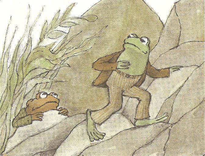 "Don't give up," said Frog. "We'll find our way."