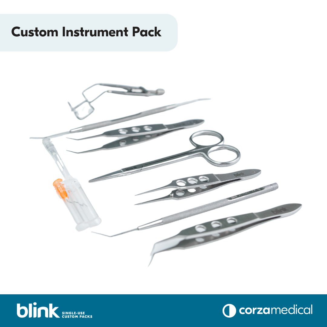Last week, we shared that Blink Custom Packs are now available in the US. Customers can work with their local sales representative to customize a pack that is specific to their surgical needs. ​Interested in learning more? Reach out to your local territory manager.