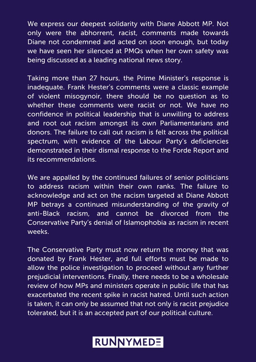 Runnymede Trust tweet media