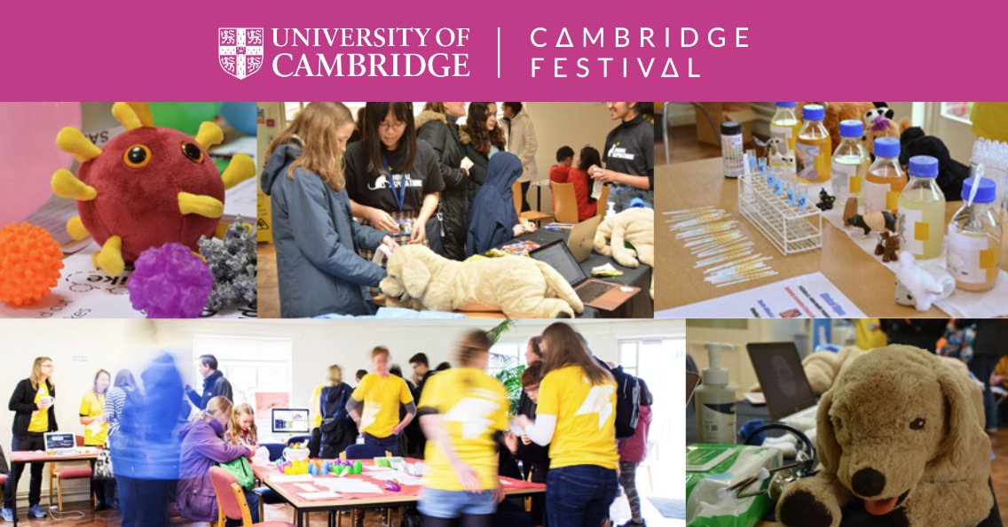 🧬Join us this Saturday at the Dept of Veterinary Medicine for a day of adventure and discovery! Part of the @Cambridge_Fest plus, don't forget to catch our exciting talks in the afternoon! No booking needed! Full info👇🏽 vet.cam.ac.uk/news/get-hands… @Cambridge_Uni @westcamhub