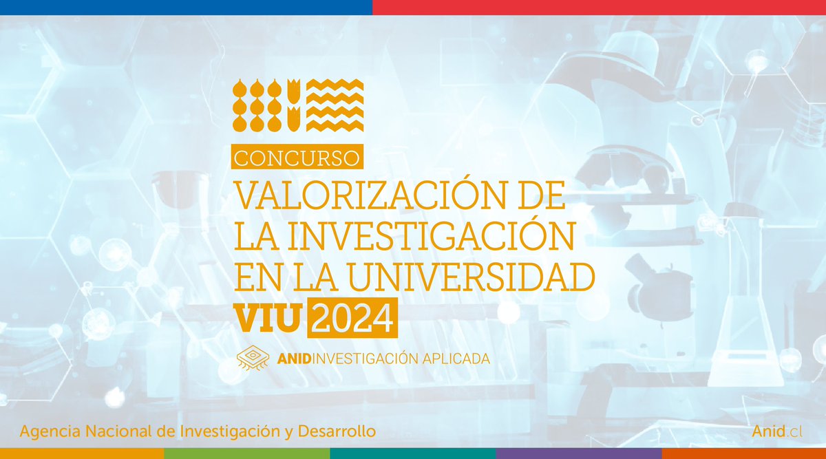 ANID_Chile's tweet photo. Ya abrió el #VIU2024, concurso que pone en valor investigaciones científicas y tecnológicas realizadas en el marco de tesis, memorias o trabajos de titulación en pre y postgrado ¡Postula y sé parte del impulso innovador que transforma la investigación en oportunidades concretas! https://t.co/VIkSjxcf69