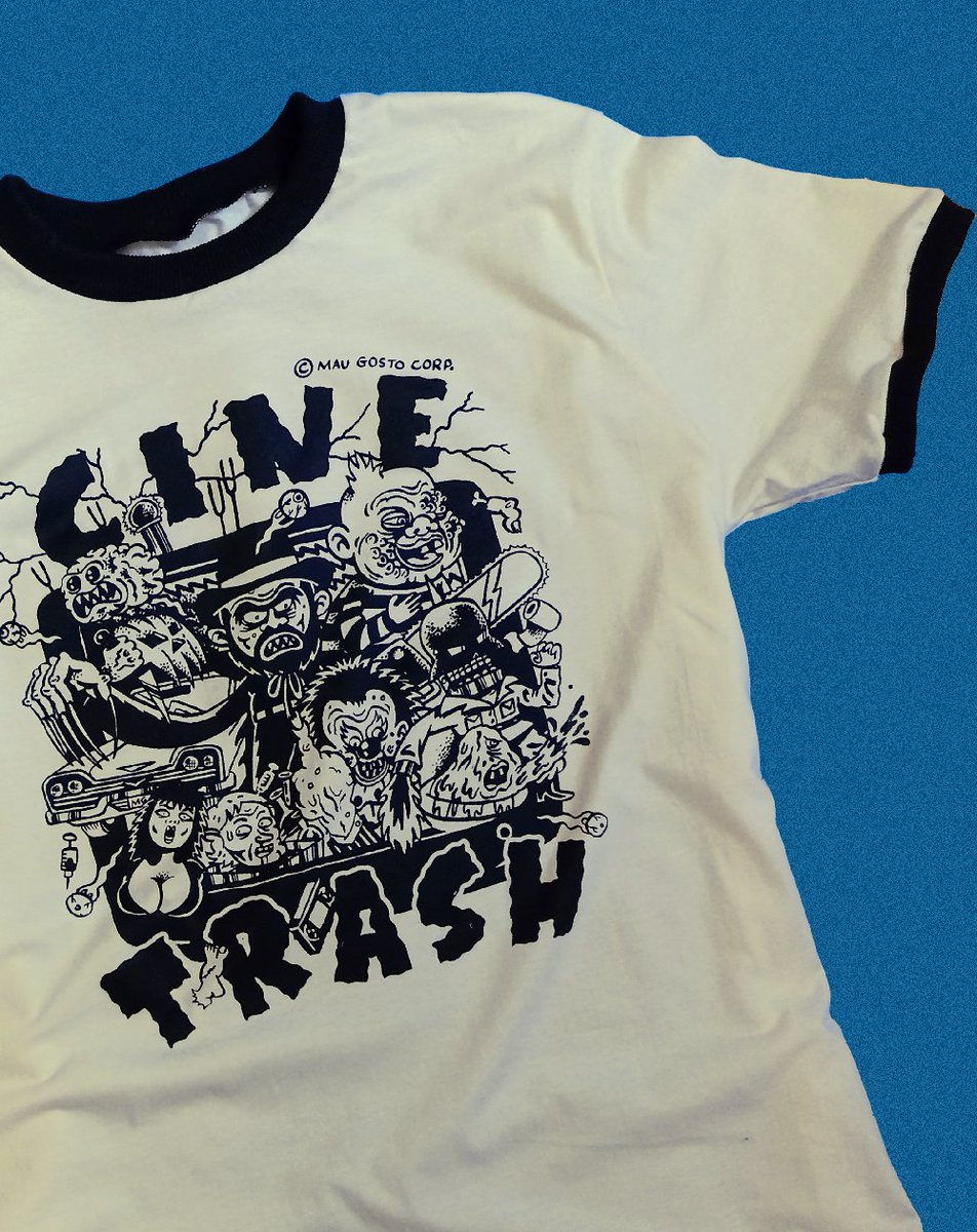 pablocarranza's tweet photo. LANÇAMENTO! CAMISETA CINE TRASH!!
VOCÊÊÊ!! VOCÊÊÊ! E TODOS VOCÊS!!
Se vc já assistiu a tanto filme lixo que praticamente passava nas tardes na TV, c ctza conhece o programa CINE TRASH! https://t.co/NWAiSk6kg2
#cinetrash #trash #horror #terror #zedocaixao #coffinjoe #filmestrash https://t.co/0K0CghIfFn