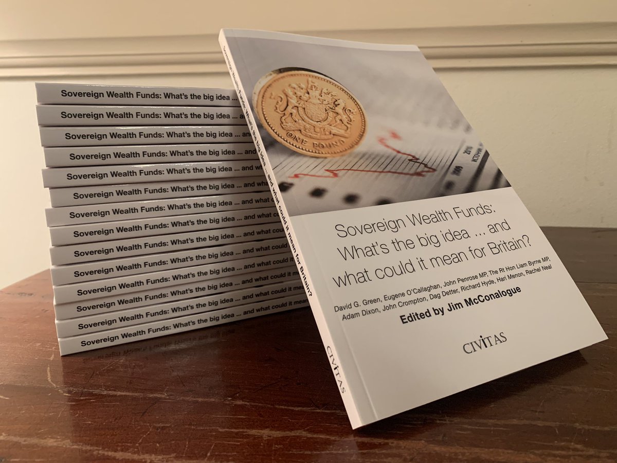 We were pleased to launch our new essay collection today on sovereign wealth funds, featuring @dgreen_uk, Eugene O’Callaghan, @JohnPenroseNews, @liambyrnemp, @DrAdam_Dixon, John Crompton, @dagdetter, @SMFthinktank’s Richard Hyde & Hari Menon, and others.