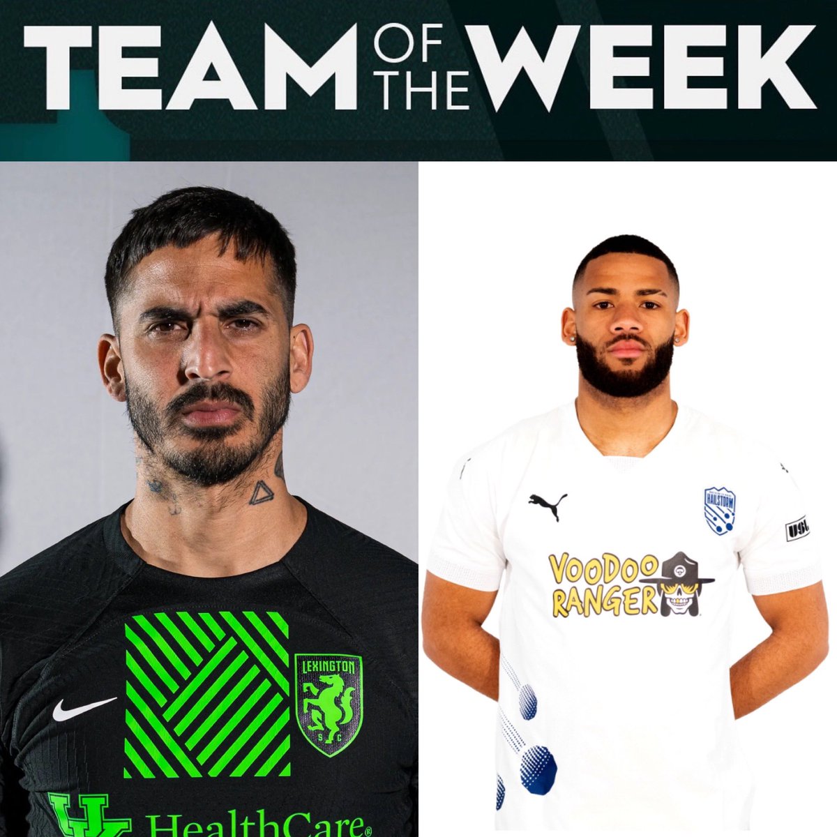 Two ex Fortuna SC players in the <a href="/USLLeagueOne/">USL League One</a> team of the week: <a href="/CorralesJorge13/">Jorge Luis Corrales Cordero</a> (<a href="/LexSporting/">Lexington Sporting Club</a> ) and 
<a href="/brunorendon27/">Bruno Rendon</a> (<a href="/nocohailstormfc/">Northern Colorado Hailstorm FC</a> ). Congratulations, we are so proud of you!! <a href="/futbolcubano/">Mario Lara</a>