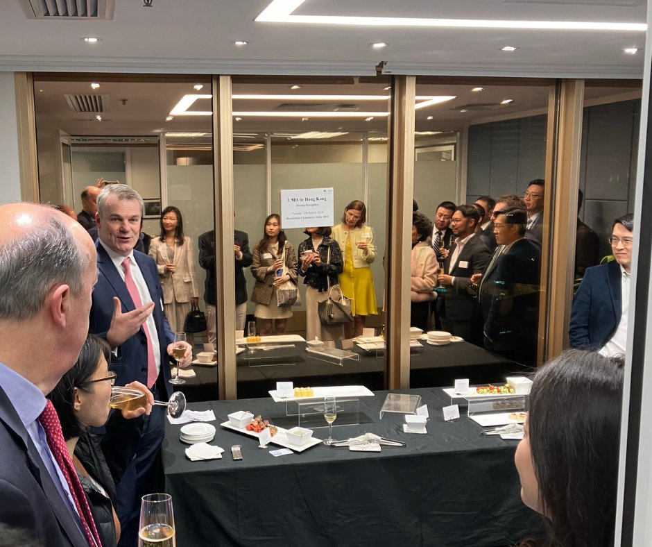 Thank you to the alumni and friends who joined Principal Prof Stephen Blyth, Fiona Blyth, and Development Director Anna Bates in Hong Kong for our LMH Local event on Tuesday. Always a pleasure to connect with members of our international alumni community! 🌍