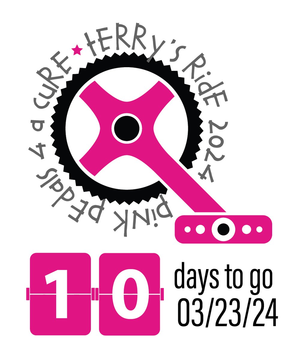 PinkPedals4AC's tweet photo. 10 DAYS TO GO ... That's right! The 2024 Pink Pedals 4 A Cure | Terry's Ride kicks off from Key West, Florida, on March 23rd. Please consider a donation to the @bcrfcure today. https://t.co/nOTRCbxHl8

#breastcancer #breastcancerresearch #breastcancerwarrior #breastcancersurvivor https://t.co/gWbGpLCstW