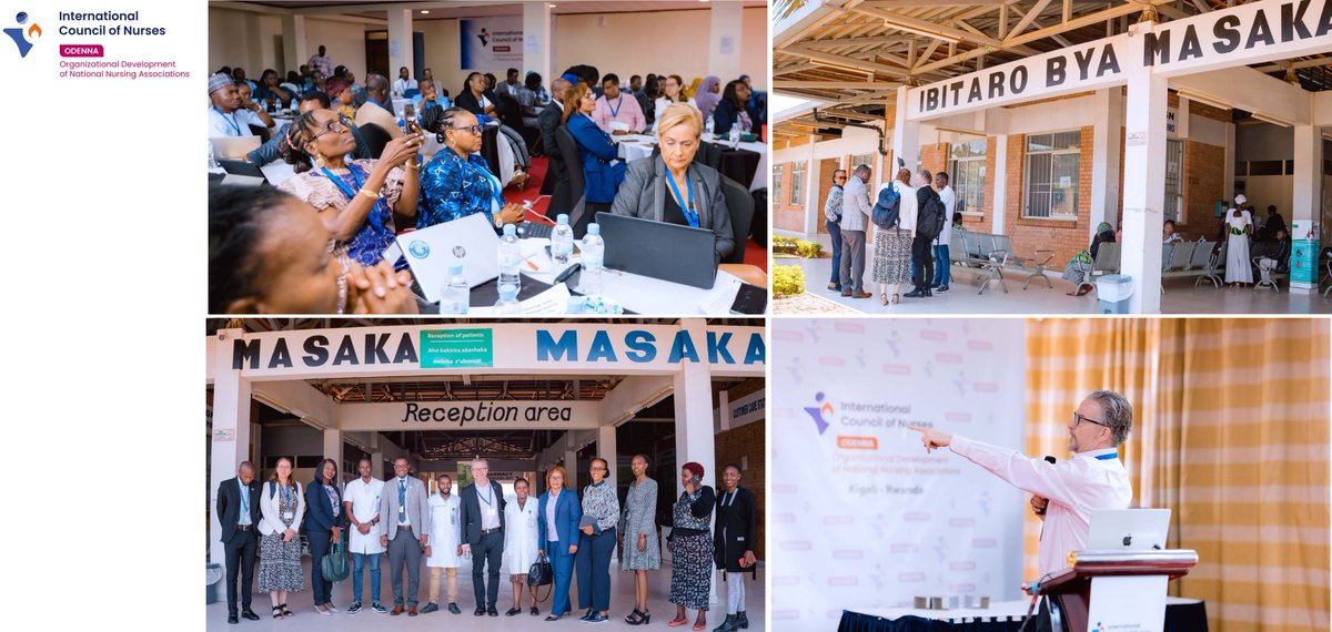 Inspiring #ODENNA #ICNLFC #Rwanda workshop Day 2 with fruitful group discussions & visit to a local #hospital with ICN CEO @HowardCatton & ICN Board member and @RNMU1 President @gitembas2020. Find out more: bit.ly/3P3WeoL #nursingleadership Credit photos: Irimage Studios