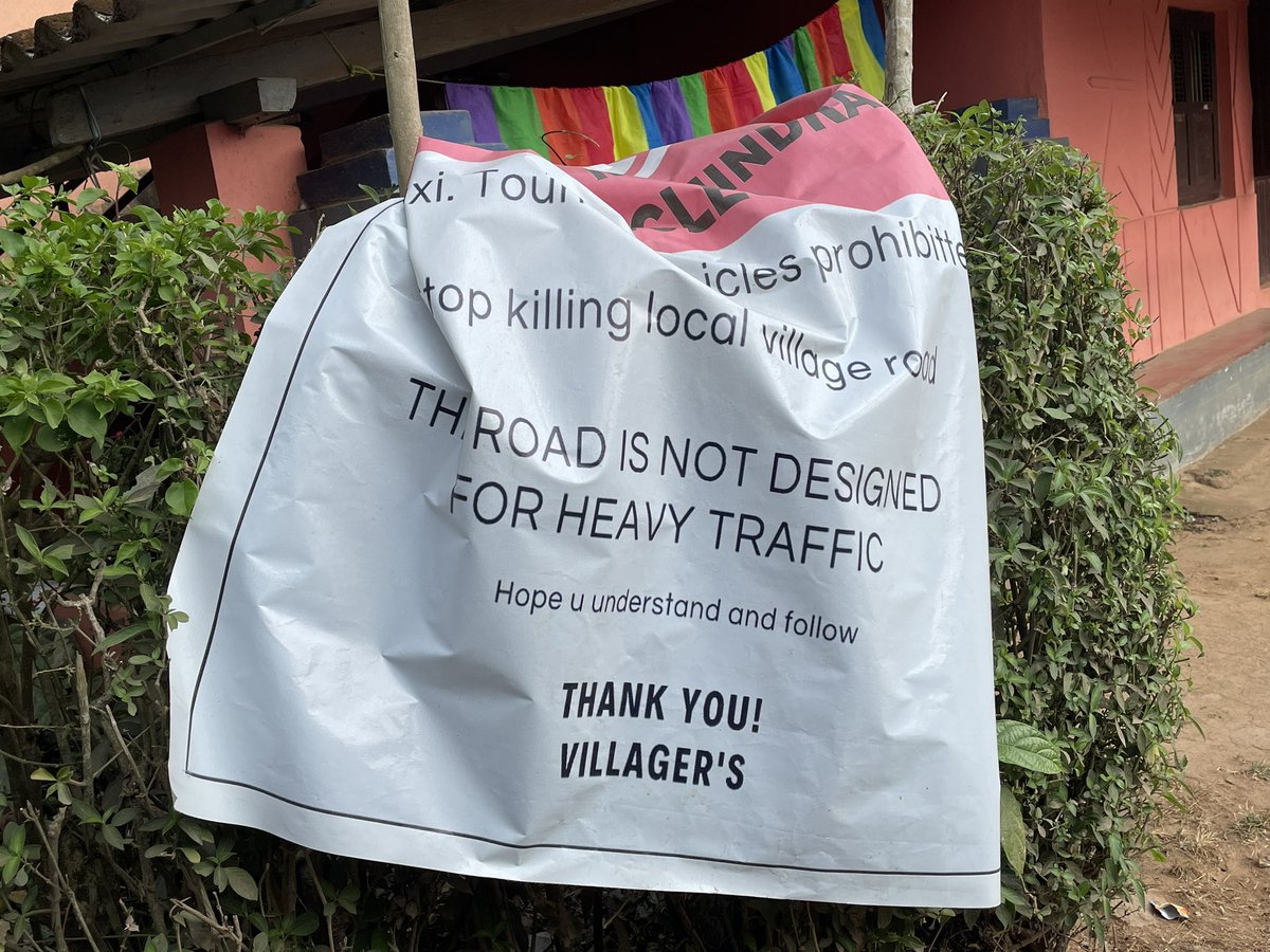 hartsingh's tweet photo. Dear @anandmahindra 
Just wanted to let you know that one of your prized properties, club Mahindra Virajpet has developed a shoddy reputation due to its non-investment in roads leading up to your property. Here’s a couple of videos that show the condition of the roads. https://t.co/GWlIai5VSJ