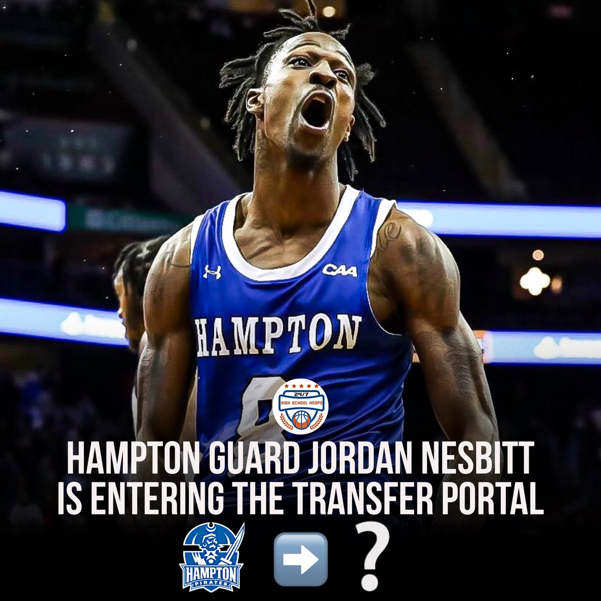 NEWS: Hampton guard Jordan Nesbitt (@jneszz) tells me he plans to enter the transfer portal. Nesbitt began his career at Memphis before transferring to St. Louis for his sophomore season. He’s spent the last two seasons at Hampton. He averaged 10.2PPG, 4.9RPG and 4.3APG this