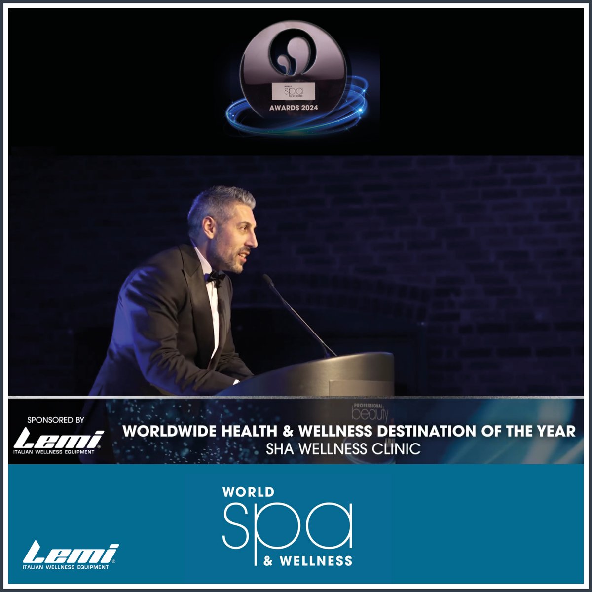 LemiGroup's tweet image. Congratulations to all the winners of the 2024 @World Spa &amp;amp; Wellness  Awards, SHA Wellness Clinic for being recognized as the Worldwide Health &amp;amp; Wellness Destination of the Year and  to all the finalists.🌍💖

#WSWAwards #spaindustry #spaawards #spaandwellness #spaprofessionals