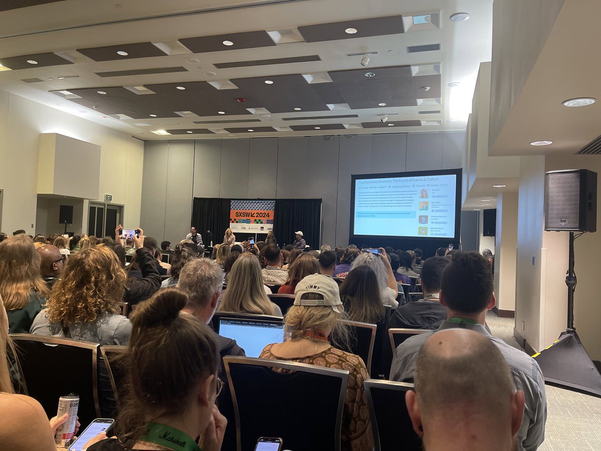 Apologies to anyone who wasn’t able to join our session at #SXSW today- the room is at capacity!