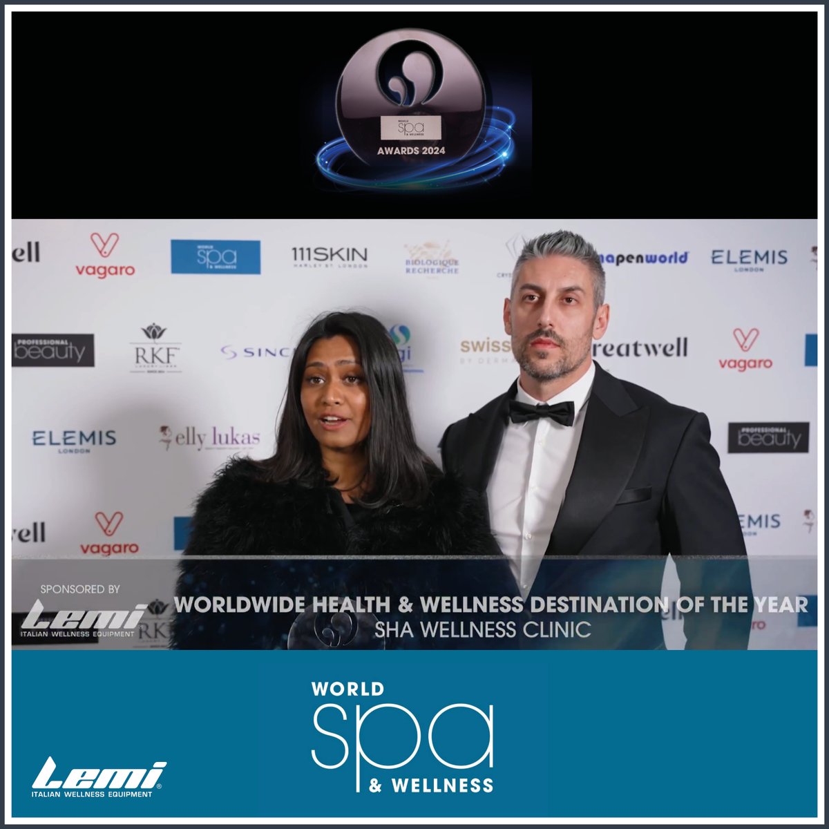 LemiGroup's tweet image. Congratulations to all the winners of the 2024 @World Spa &amp;amp; Wellness  Awards, SHA Wellness Clinic for being recognized as the Worldwide Health &amp;amp; Wellness Destination of the Year and  to all the finalists.🌍💖

#WSWAwards #spaindustry #spaawards #spaandwellness #spaprofessionals