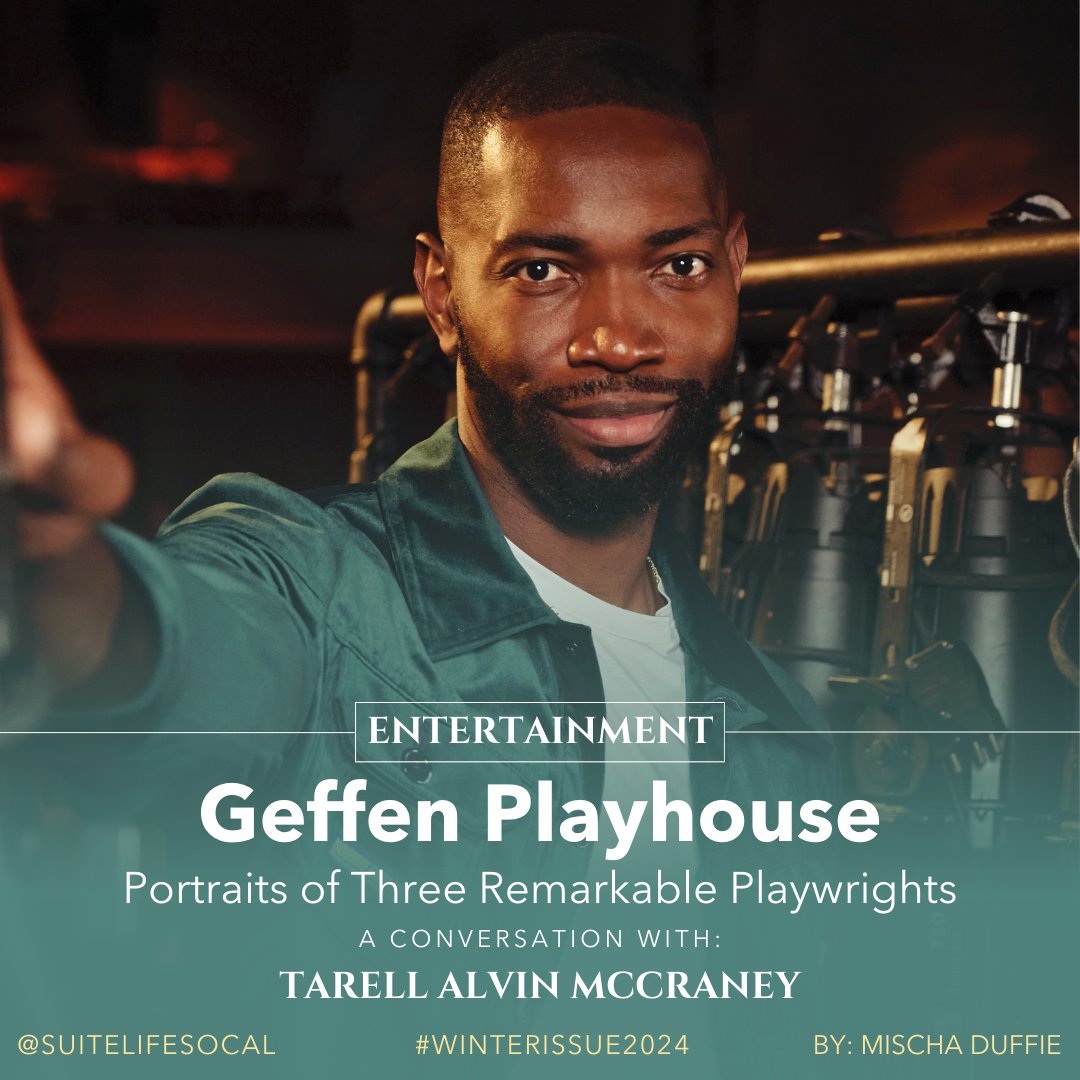 suitelifesocal's tweet image. #InThisIssue

#Playwright Portraits
The Tarell Alvin McCraney Story

Dive into the inspiring journey of Tarell Alvin McCraney, the newly appointed Artistic Director of #GeffenPlayhouse

By: Mischa Duffie @mischainspires

Visit suitelifesocal.com

#SuiteLifeSoCal #WinterIssue