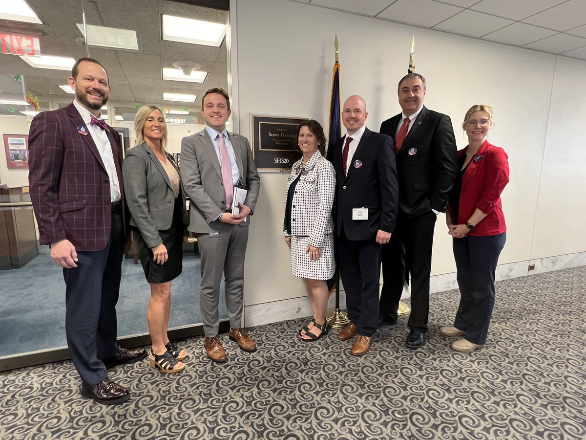 Thanks to Riley in <a href="/SteveDaines/">Steve Daines</a> office for meeting with us and discussing the importance of public education in Montana. <a href="/NASSP/">National Assoc. of Secondary School Principals</a> <a href="/NAESP/">National Assoc. of Elementary School Principals</a> <a href="/MTEDLeadership/">SAM</a> #PrincipalsAdvocate