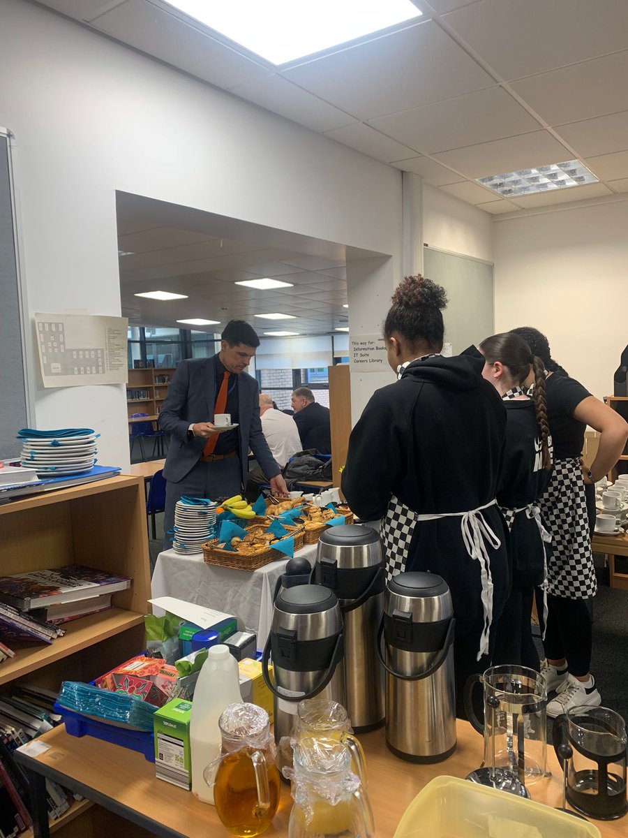 Amazing day of events from S4 Hospitality Class - HT Breakfast, HT Break and Teacher Lunch #HardWorkers #OutComfortZone