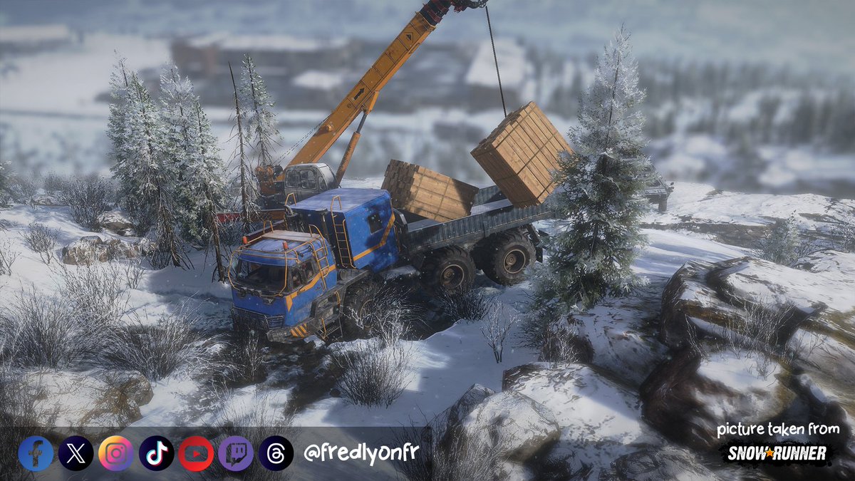 Rescue mission 🚚 

#snowrunner #snowrunnergame #truck #trucklife #offroad #simulation #videogame #pc #focusentertainment #saberinteractive #carstagram