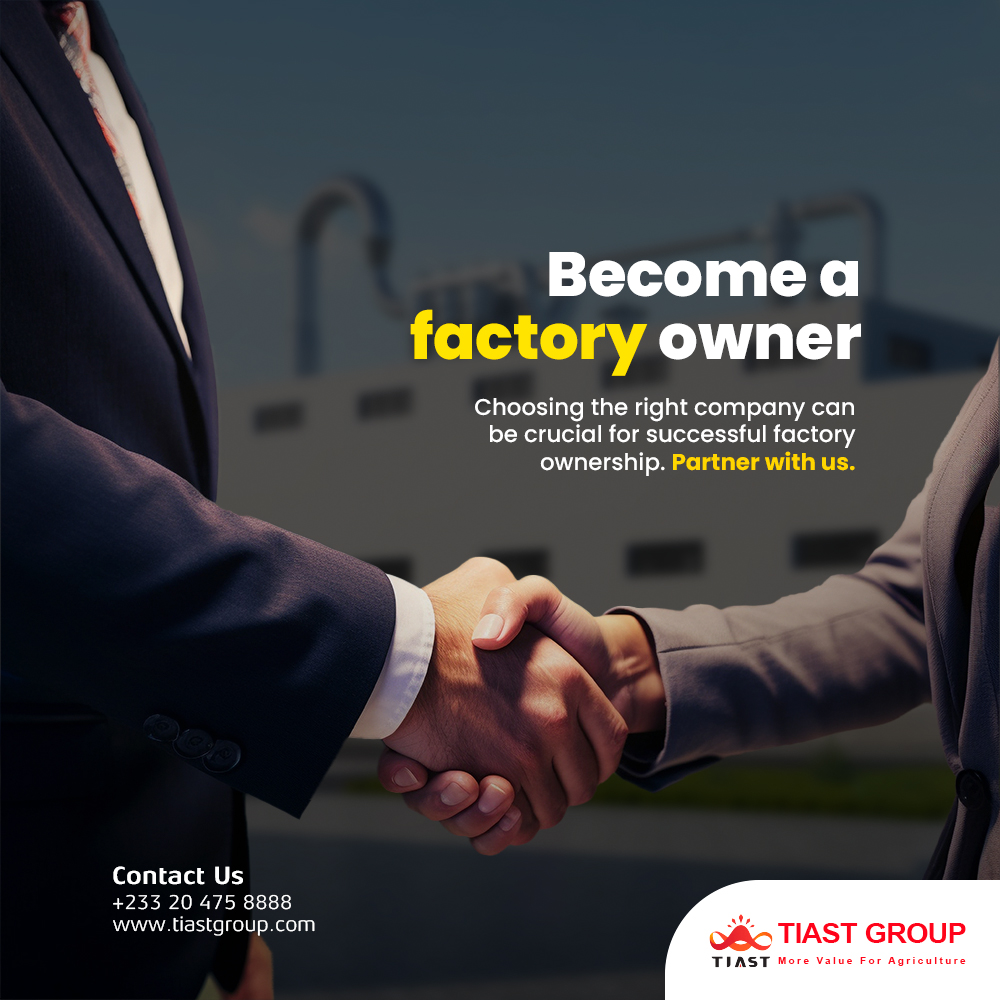 Choose the right partner, talk to us, and own your agroprocessing factory!

#tiastgroup #agroprocessing #factory