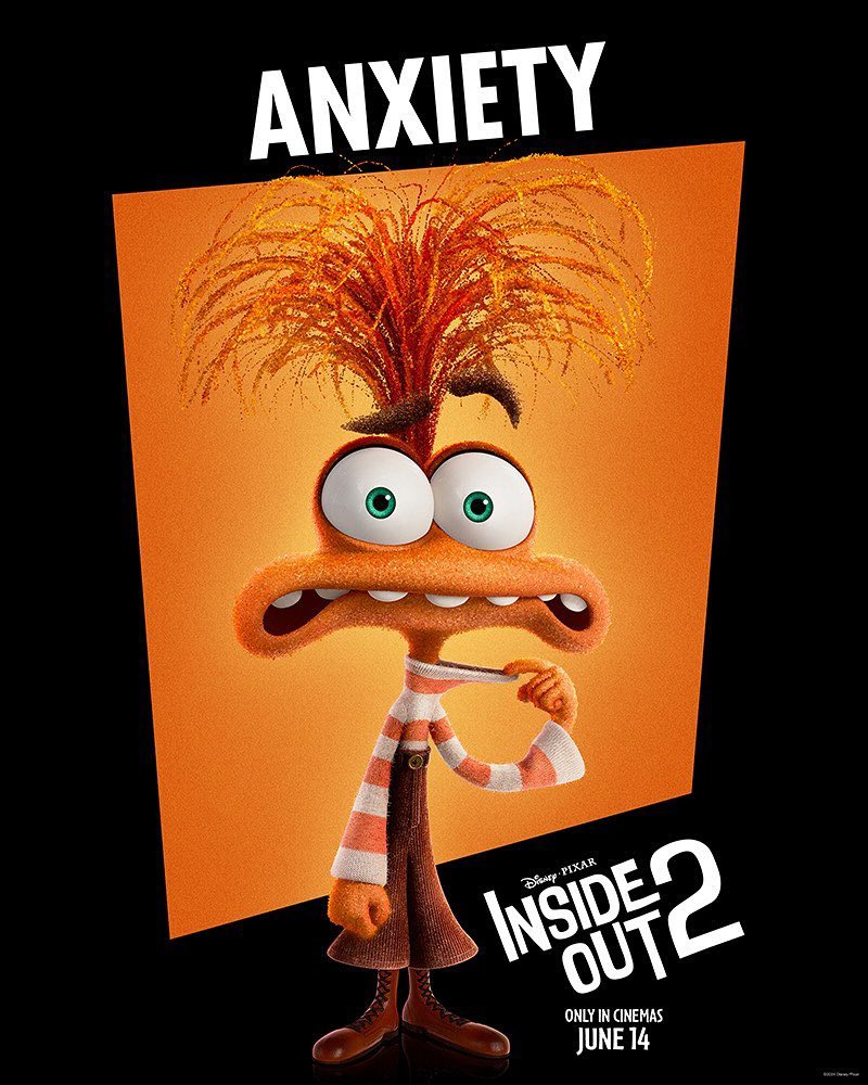Nieuwe Inside Out 2 karakterposters