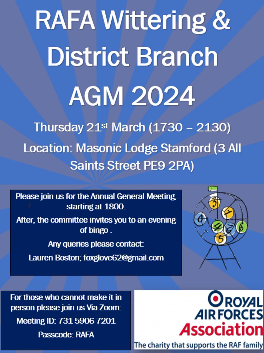 RAFA Wittering & District Branch tweet media