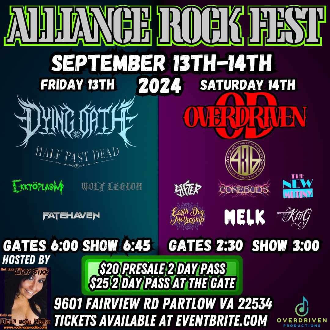 thenewmutinyvb's tweet photo. #september 13th and 14th the homies in @overdrivenva are throwing a two day #banger and we ripping it down on Saturday!! Check out all these killer bands!! #festival #livemusic #thenewmutiny #alliancerockfest #virginia #rocknroll #bigriffs #fall #music #livebands #concert https://t.co/TI9h5DHB3d