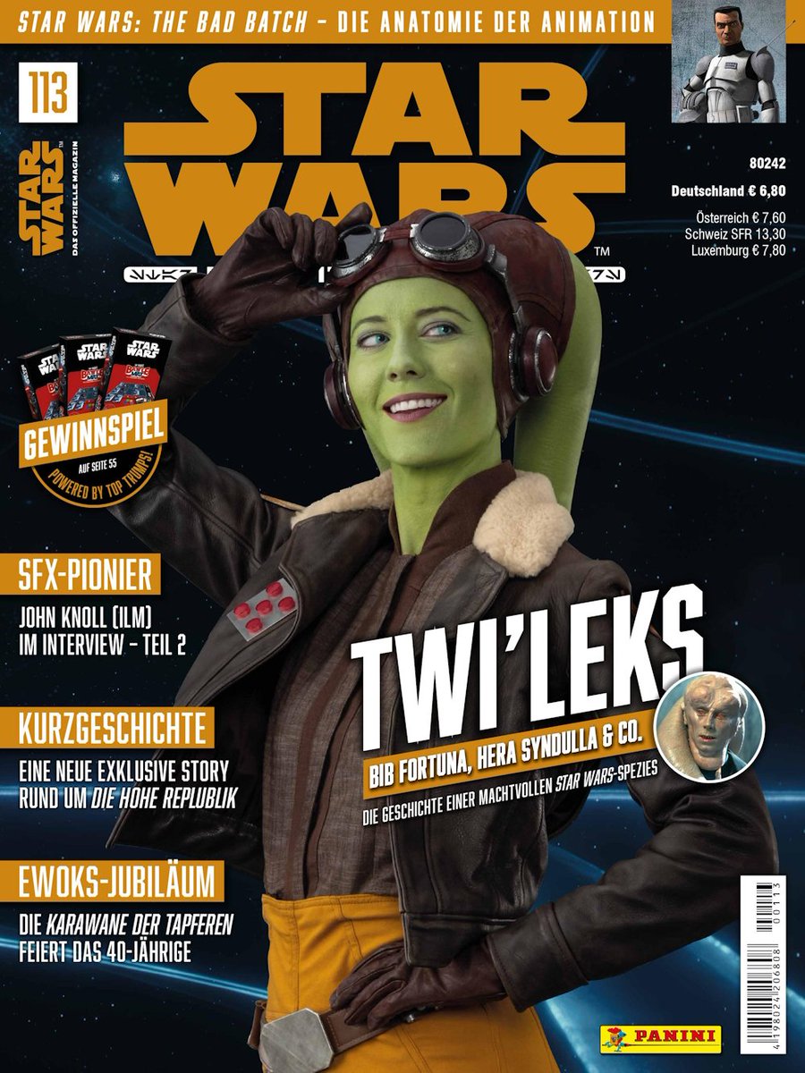 I may need to buy the German version of SW Insider for once... This Hera cover is just too perfect. 🥰💚
#Ahsoka #StarWars