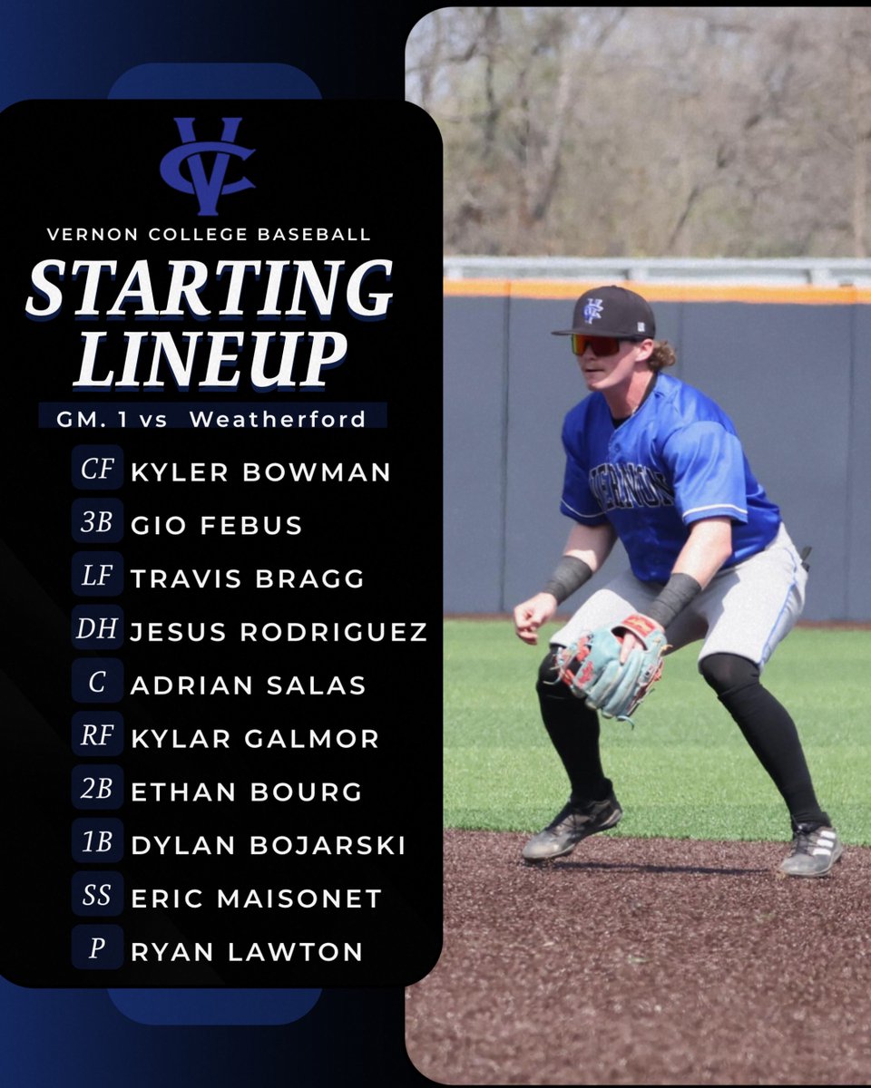 Vernon College Baseball tweet media