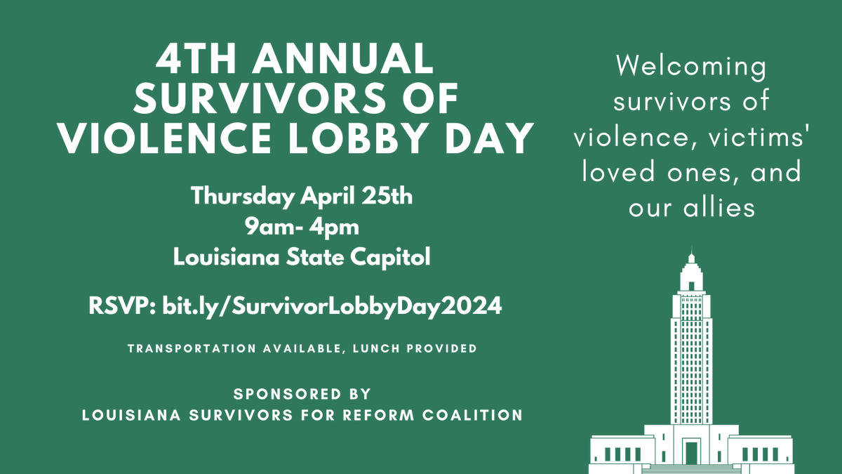 Louisiana Survivors for Reform tweet media