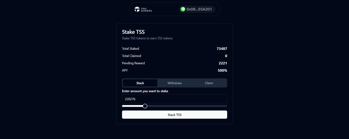 taoshard's tweet photo. Share your TaoShard staking rewards under this post.

#taoshard #TAO #BITTENSOR #TAOSUBNET https://t.co/6kZMM2WvsB