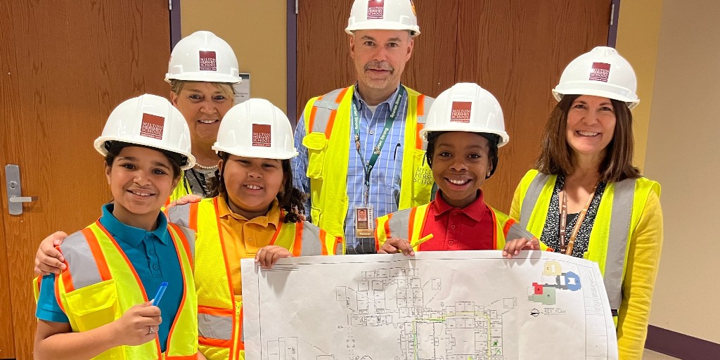 miltonhershey's tweet photo. What do you want to be when you grow up? That was the focus of this morning's Co-Pilot program. Co-Pilot pairs first-year elementary students with MHS staff to build relationships and develop skills. Learn more about mentorship at MHS: https://t.co/yB291rJ6vU #MHSSpartanStrong https://t.co/JFwGgfJk9u