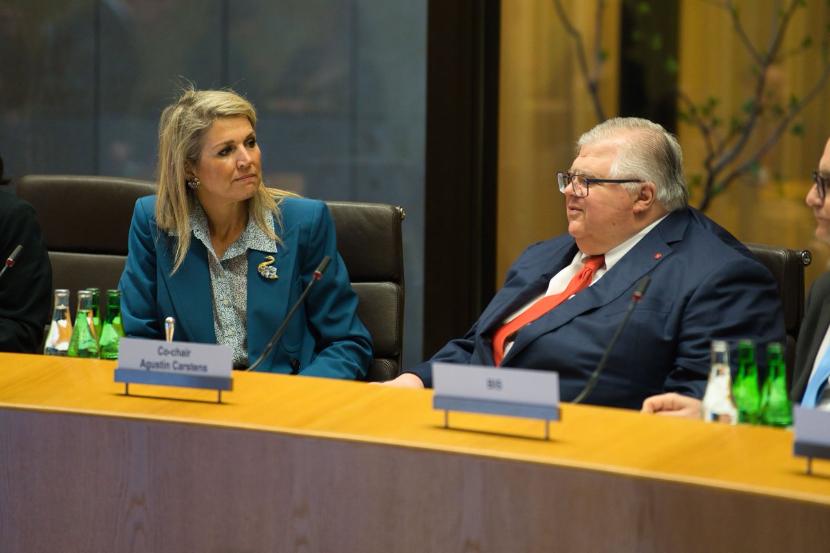 Agustín Carstens and @UNSGSA Queen Máxima co-chaired a BIS meeting this week on #FinancialInclusion, a chance to share insights on how to further improve access to financial services @koninklijkhuis #FinancialStabilityInstitute