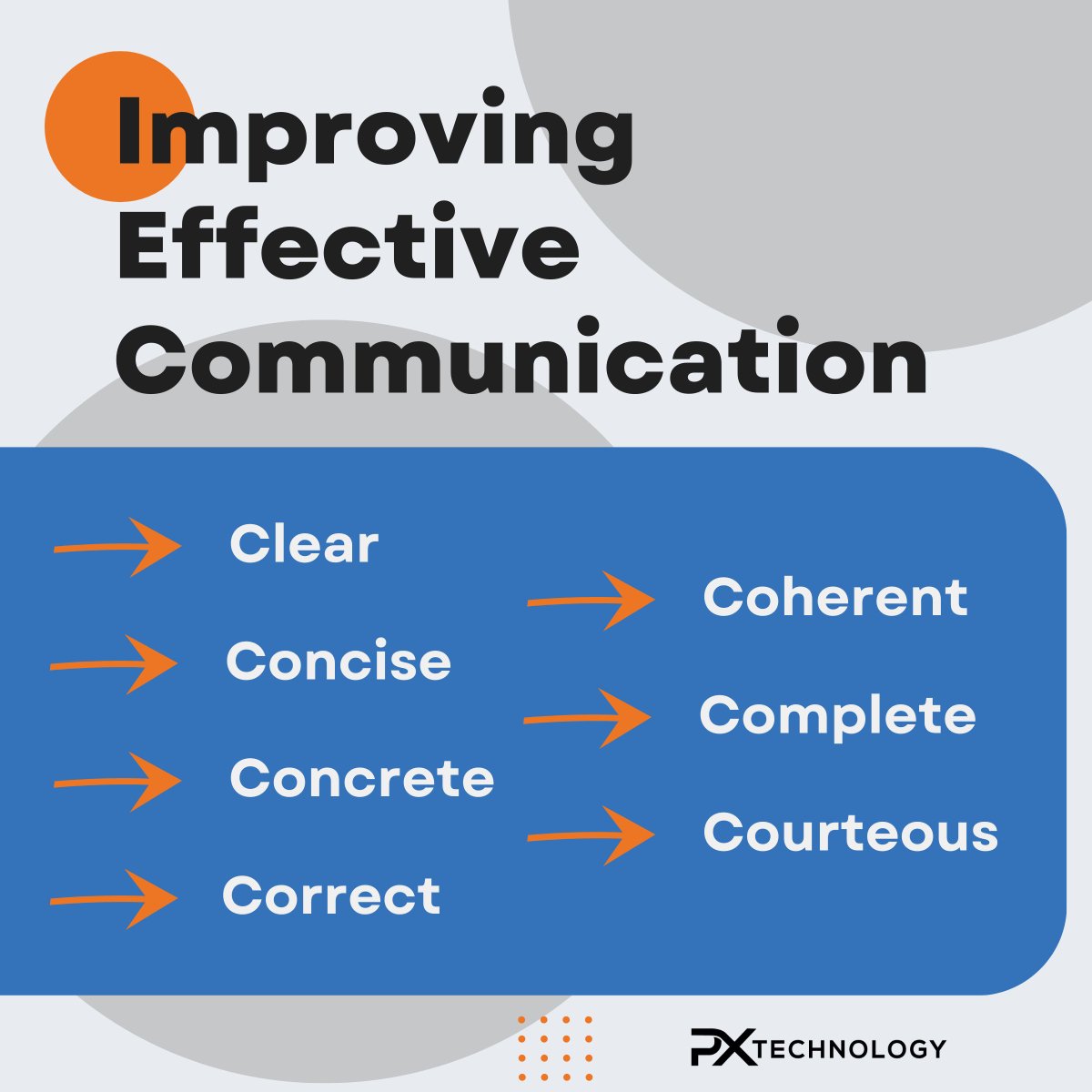 Whether you work with 10 or 200+ employees, effective communication, or lack thereof, will make or break a company. So, what are some ways to better communicate as an employee to boost productivity at work? The 7Cs are a good place to start. #effectivecommunication
