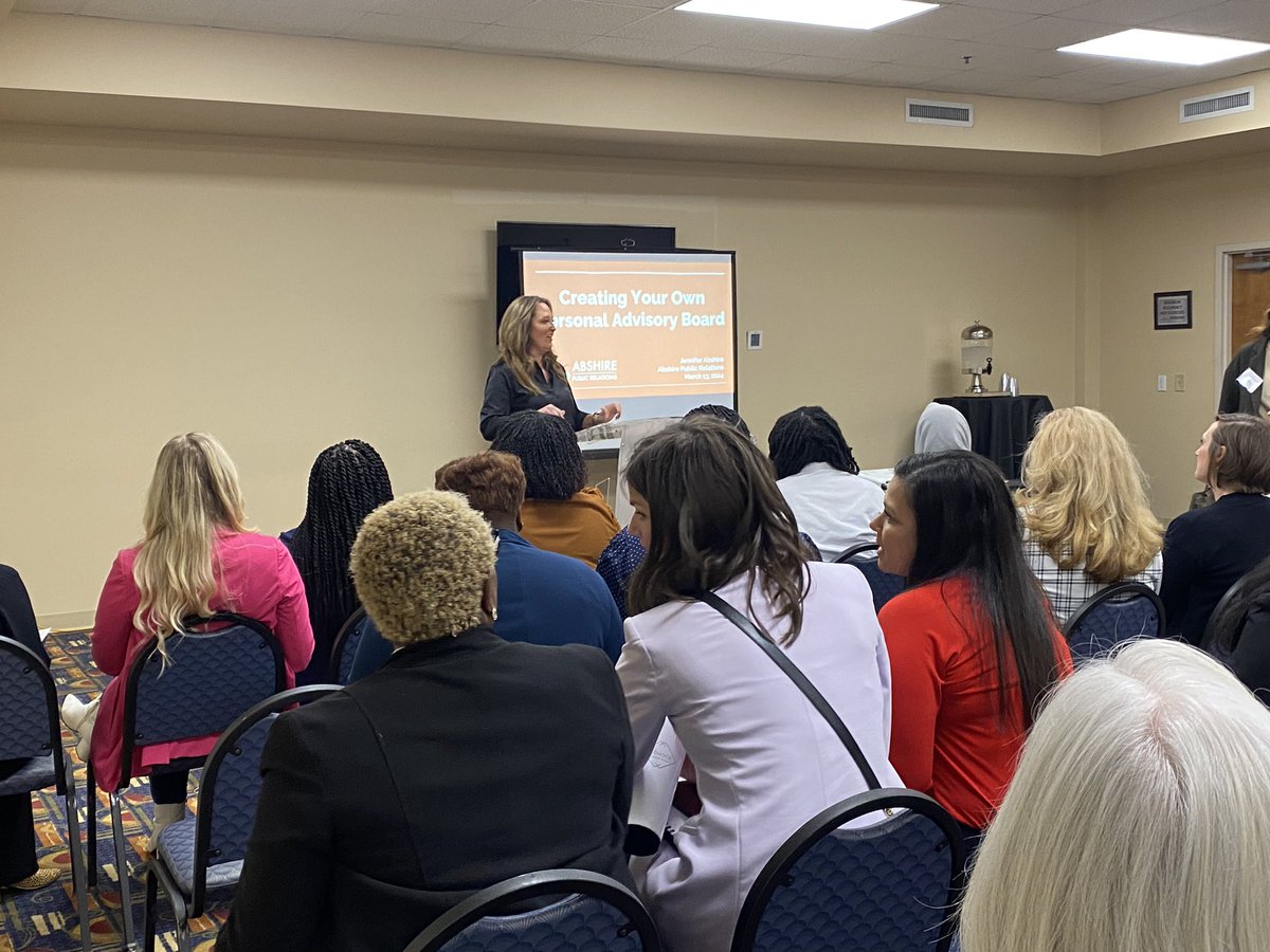 Georgia Chamber (@gachamber) on Twitter photo Jennifer Abshire Davis, <a href="/AbshirePR/">Abshire PR</a> CEO & Founder, leads her #GCWWL24 breakout session, "Creating Your Own Personal Advisory Board." Jennifer Abshire Davis, <a href="/AbshirePR/">Abshire PR</a> CEO & Founder, leads her #GCWWL24 breakout session, "Creating Your Own Personal Advisory Board."