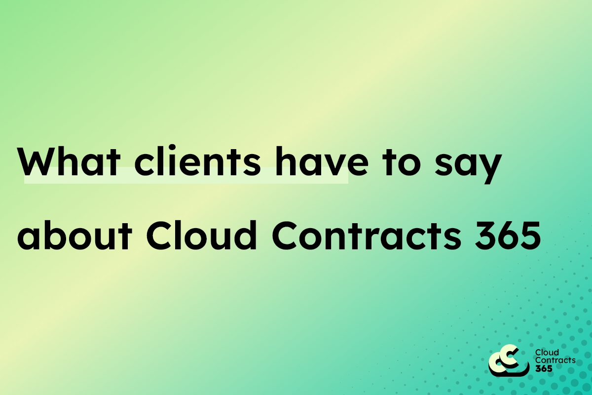 CC365_UK's tweet image. Read what some of our clients have to say about their experience using Cloud Contracts 365.

Discover more: bit.ly/3TzbH2V

#cloudcontracts365 #clientfeedback #contractreview #contractbuilder #aicontracts #feedback