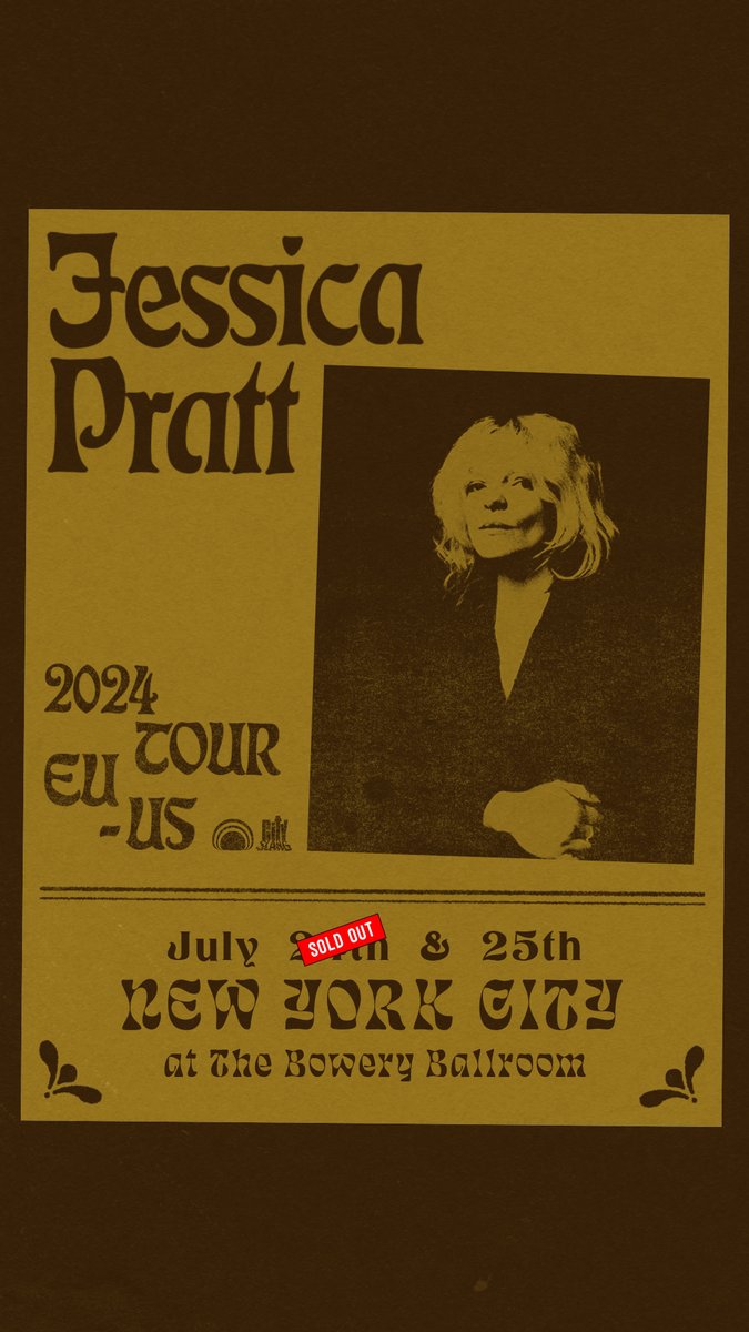 *SECOND SHOW ADDED* 7/25 @JessicaPrattSF Tickets on sale NOW! --> ticketmaster.com/event/0000606B…