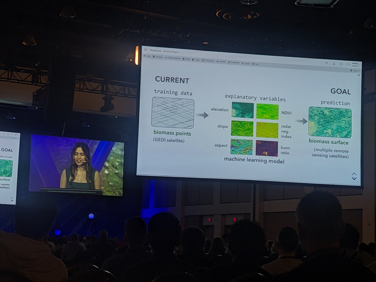 MapsByAntonia's tweet photo. Imagery, Python, and machine learning working hand in hand to estimate carbon loss from wildfires

#EsriDevSummit2024 https://t.co/2MqmbpEhaD