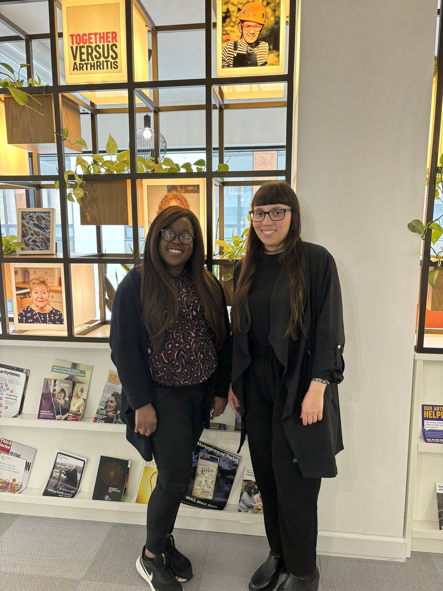 mel_chieza's tweet photo. Spent the day at the @VersusArthritis office with @nablue95 for our new roles on the research expert committee. Exciting work happening at the charity, supporting those living with the condition. #ArthritisResearch #SupportingHealth #research @DeborahAlsina #youngpeoplepanel https://t.co/jxngetQRPF
