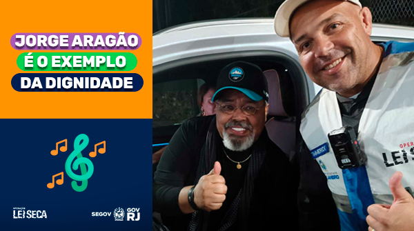 OpLeiSecaRJ's tweet photo. 🎶 @jorgearagaodacruz , o mestre do samba, mostrou que até na Lei Seca ele é nota 10!
🚗💨 Zero de alcoolemia!!! Nem um golezinho a mais na conta do sambista!
#OperacaoLeiSeca #JorgeAragao https://t.co/IwlUGe5eU0