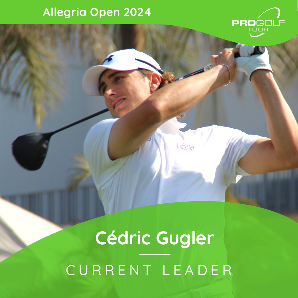 Holding on to the lead: Cédric Gugler from Switzerland goes into the final day of the Allegria Open in Cairo in first place.
One shot behind him is the Belgian James Meyer de Beco.
To the live scoring: tinyurl.com/ynfyy2nd